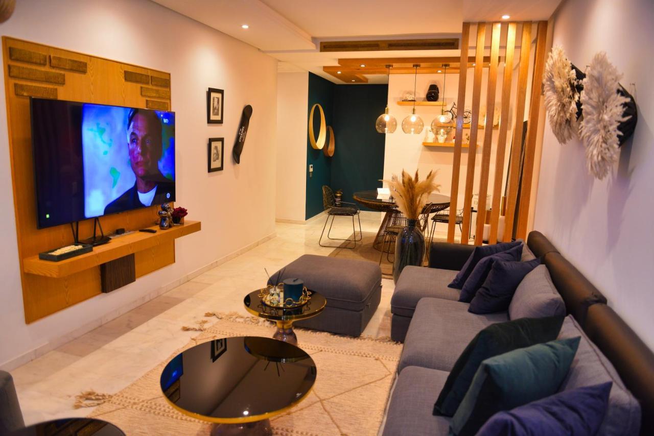 Appartement De Prestige Climatise A L'Hivernage 400M De La Gare Marrakesh Eksteriør bilde