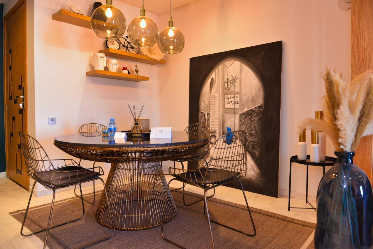 Appartement De Prestige Climatise A L'Hivernage 400M De La Gare Marrakesh Eksteriør bilde