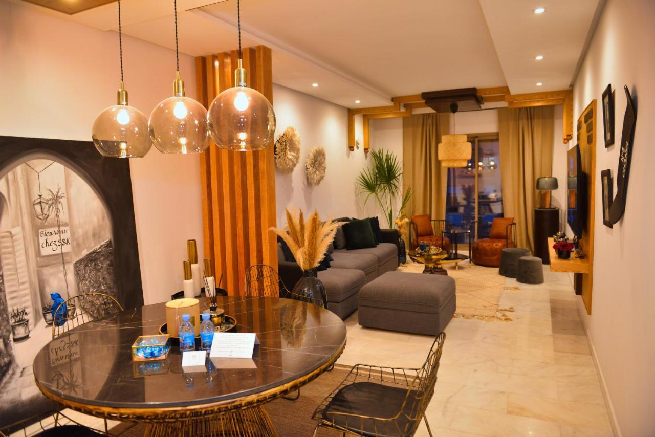 Appartement De Prestige Climatise A L'Hivernage 400M De La Gare Marrakesh Eksteriør bilde