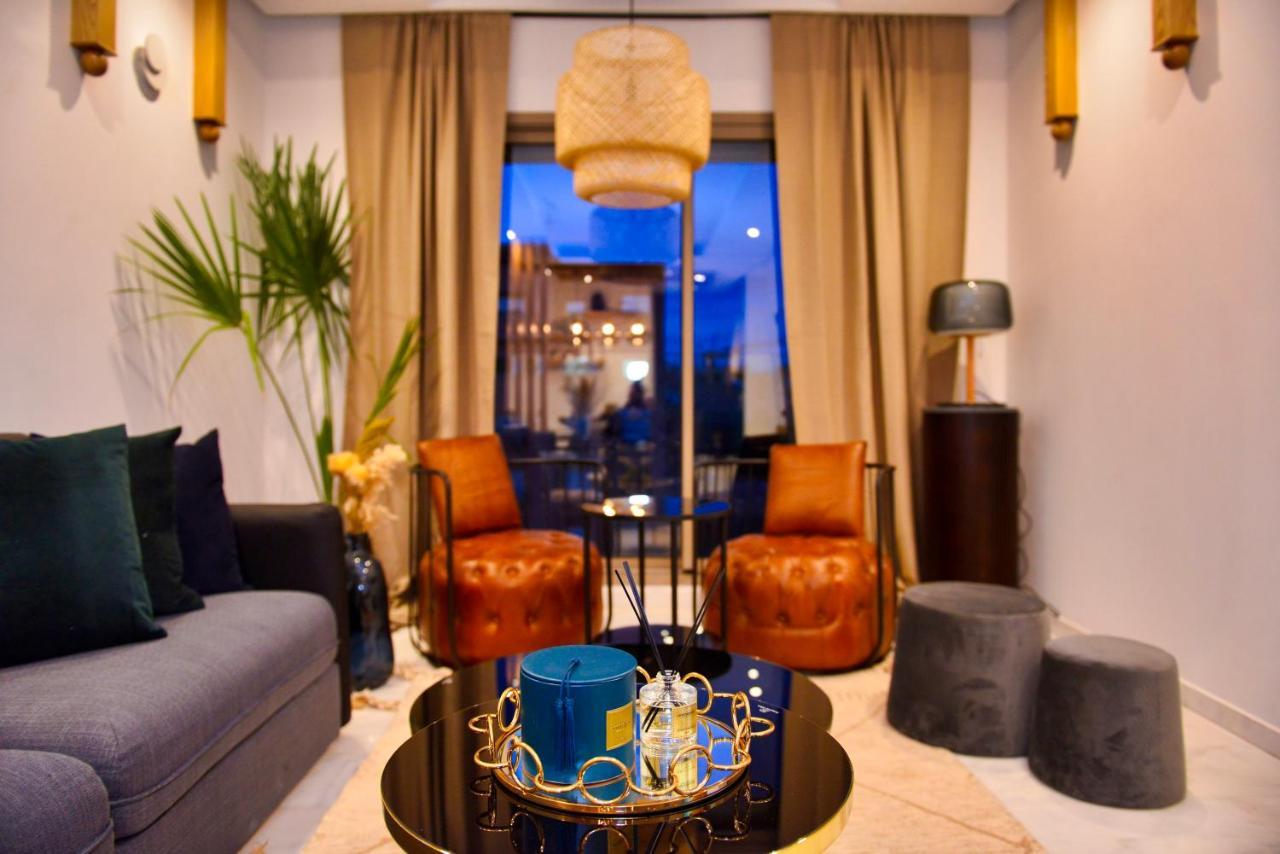 Appartement De Prestige Climatise A L'Hivernage 400M De La Gare Marrakesh Eksteriør bilde