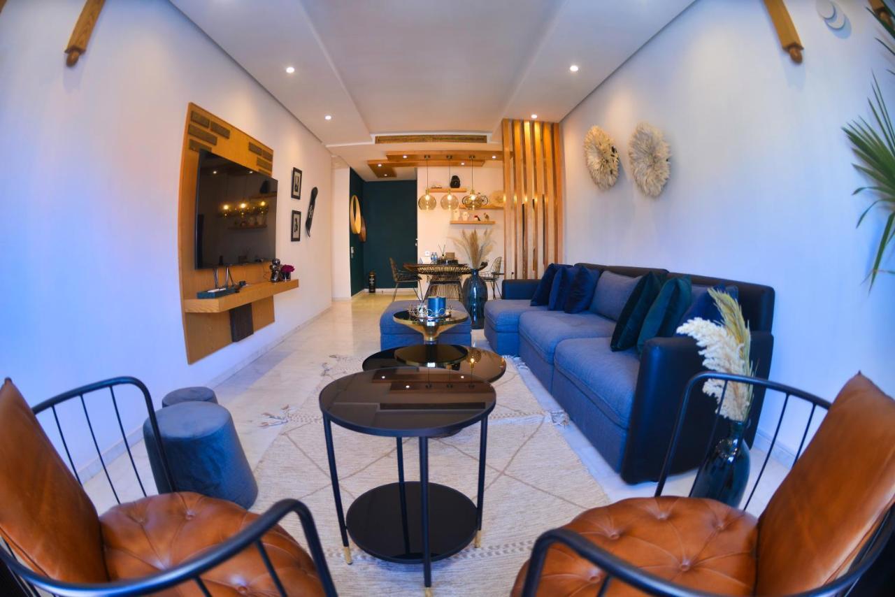 Appartement De Prestige Climatise A L'Hivernage 400M De La Gare Marrakesh Eksteriør bilde